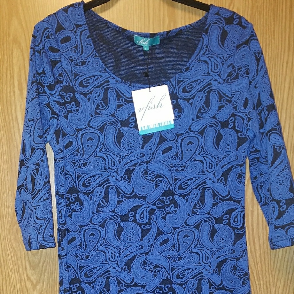 Vfish paisley print dress